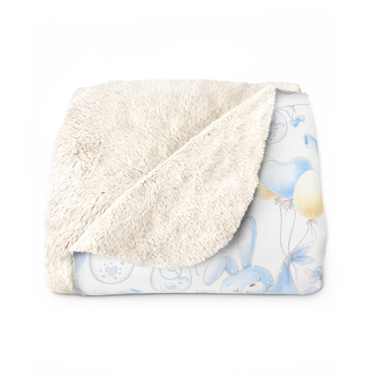 Baby Boy Blue Blanket
