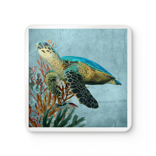 Sea Turtle - Just Swimming, Coasters, Set of 4