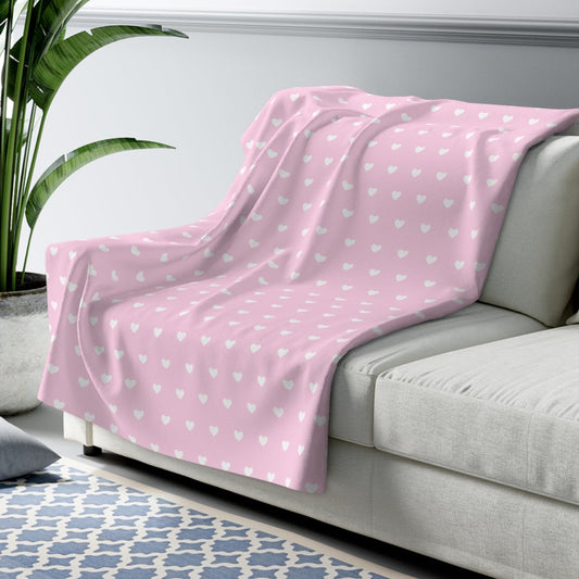 Hearts, Pink with White