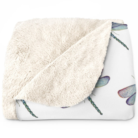 Blanket, Throw Blanket, Beautiful Dragonfly Throw Blanket