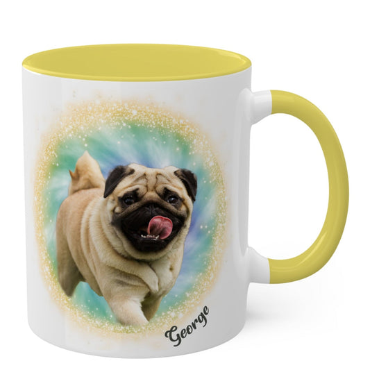 Custom Pet Photo and Name Mug