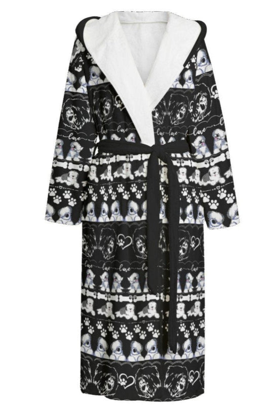 Old English Sheepdog Bathrobe