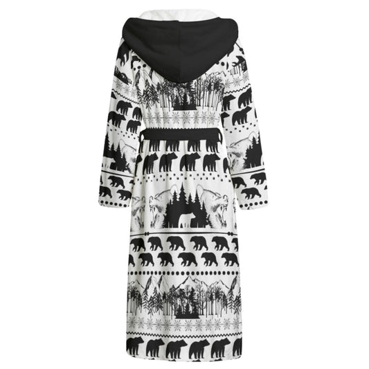 Hooded Bear bathrobe