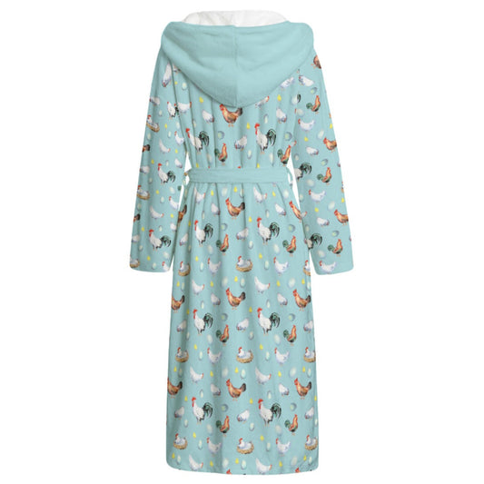 chicken hooded bathrobe
