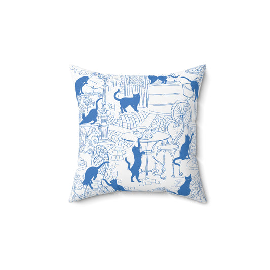 cat throw pillow