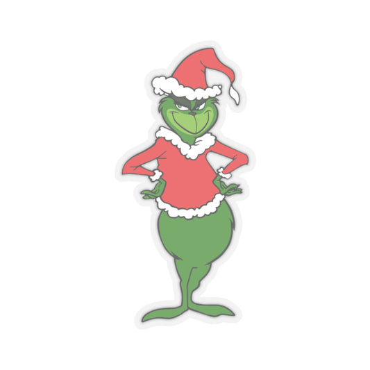 Grinchie, Colorful Vinyl Decals, Kiss-Cut Stickers