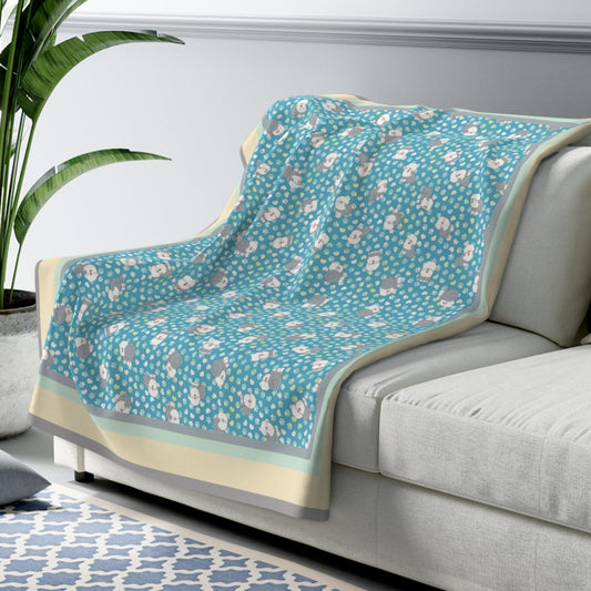 Sheepie throw blanket