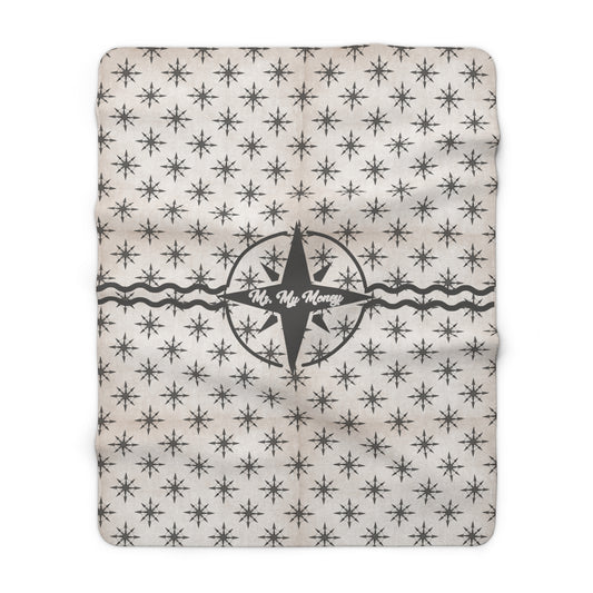 Blanket, Nautical Throw Blanket, Compose Rose, Personalized