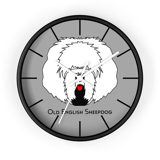 Old English Sheepdog Clock