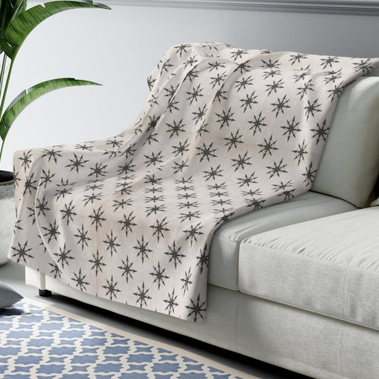 Blanket, Nautical Throw Blanket, Compose Rose