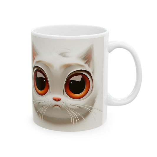 Big Eyed Kitty Mug