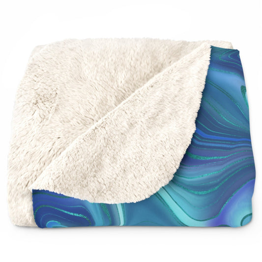 ocean blue blanket