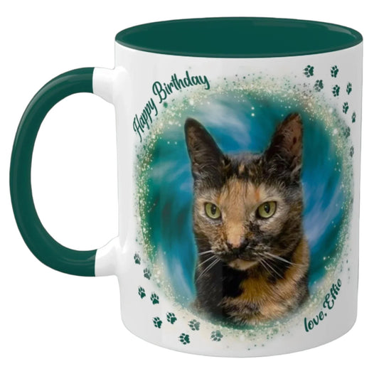 Custom Pet Photo and Name Mug