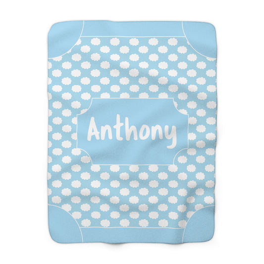 Fluffy Clouds in Blue Sky, Personalized