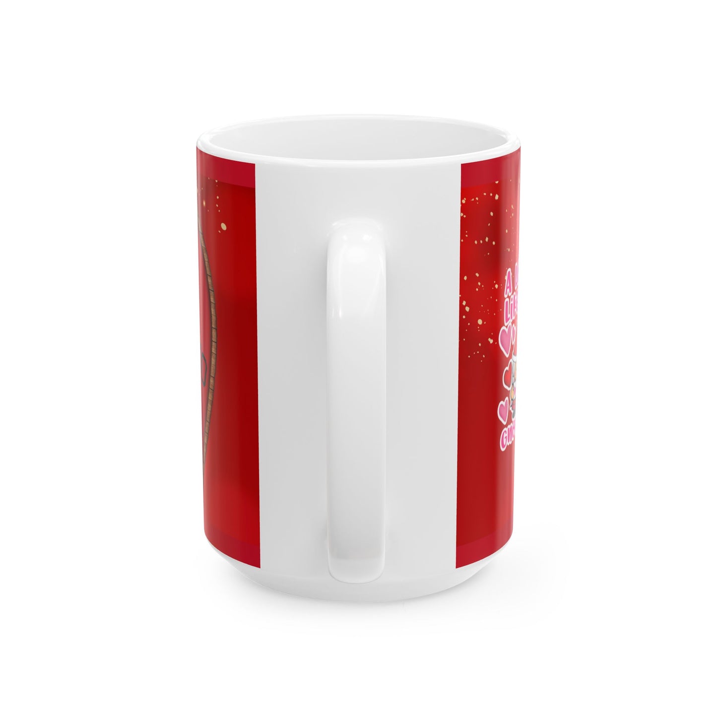 Valentines Day Coffee Mug - Custom Photo Mug Heart Ceramic Mug (11oz/15oz)