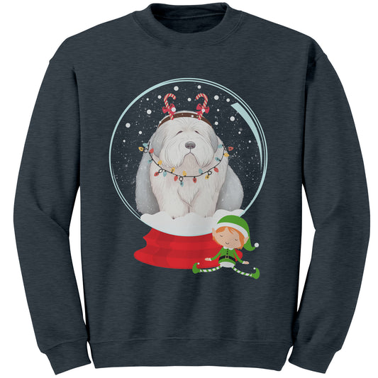 Christmas Snow Globe Sweatshirt, Unisex, Average to Plus Size