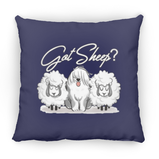 Got Sheep Old English Sheep Dog Throw Pillow