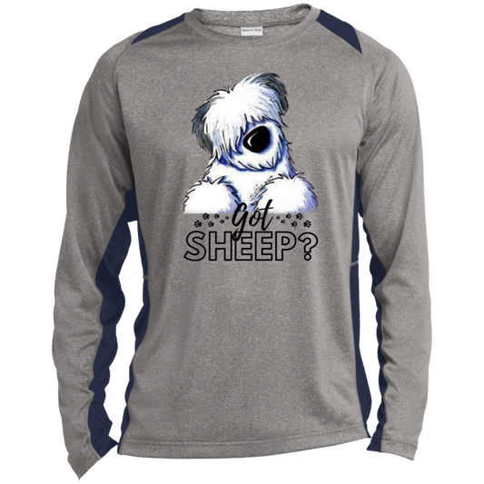 Men's Performance 2 Toned Got Sheep? Sport Tek Shirt, Old English Sheepdog
