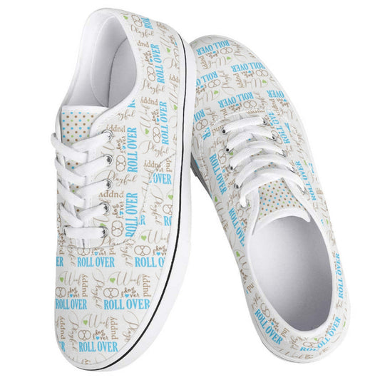 Paw print sneakers