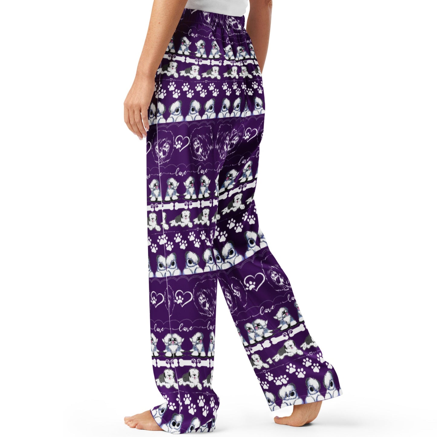 women's old english sheepdog pjs