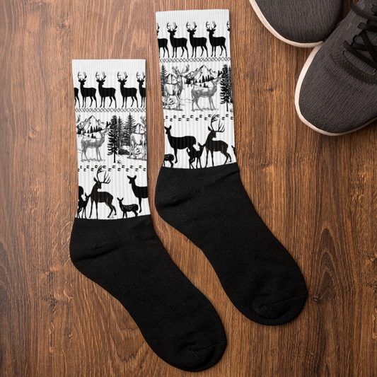 Socks, Bear Socks, Ram Socks, Moose Socks, Elk Socks, Wolf Softs, A Wildlife Collection