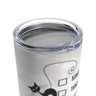 Cat stainless steel tumbler