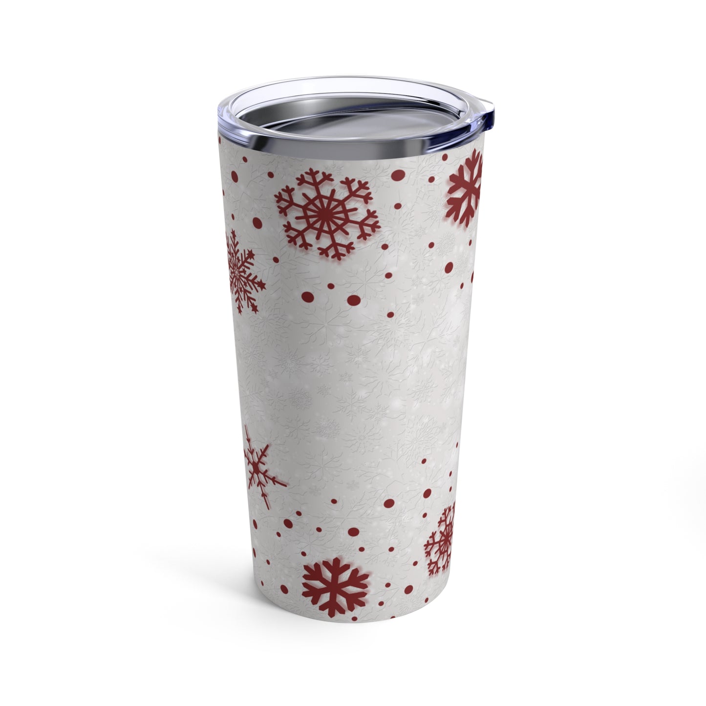 Christmas Snowflake Tumbler 20oz - Beautiful Holiday Coffee Mug Gift