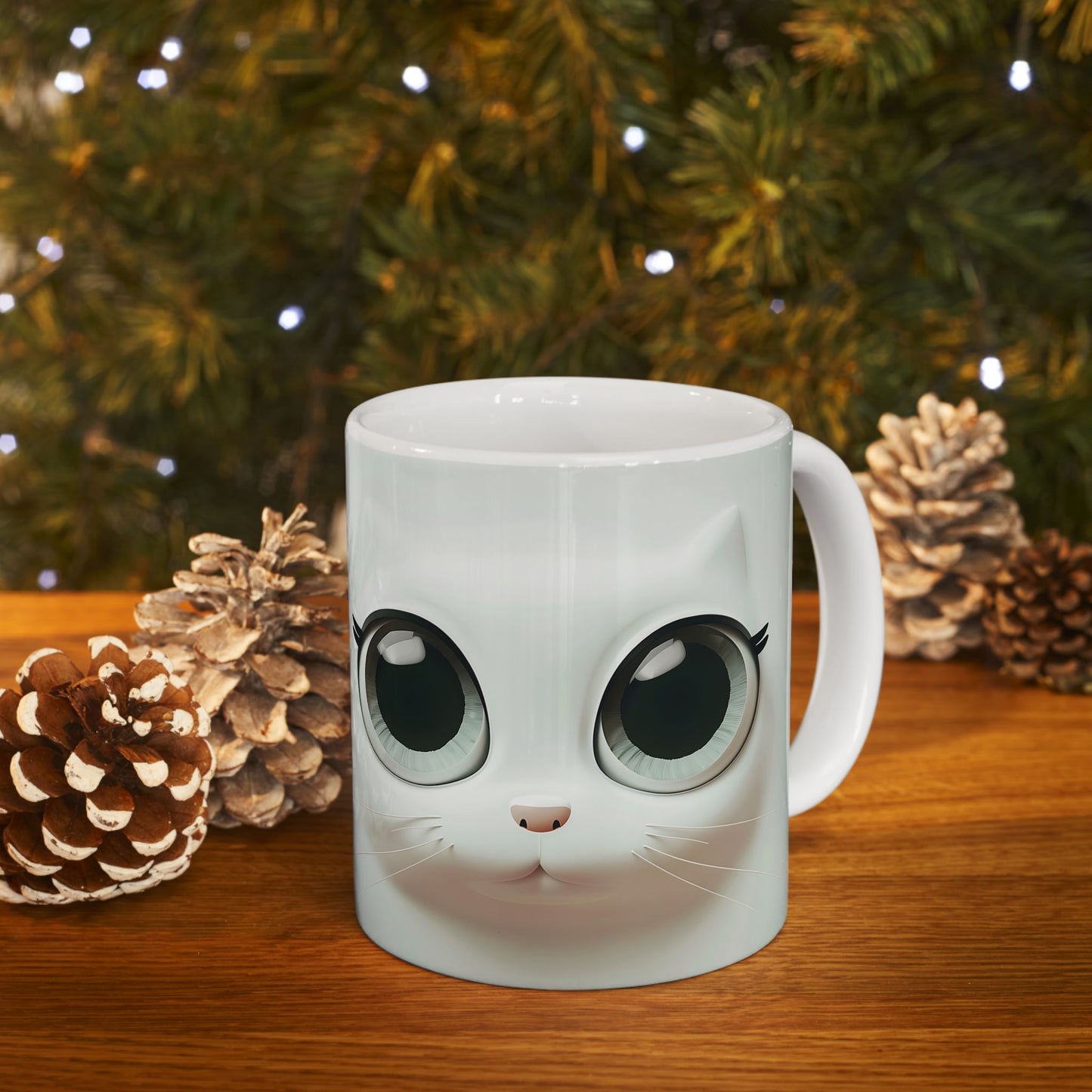 Not Me Kitty Eyes, Ceramic Mug, 11oz, 15oz