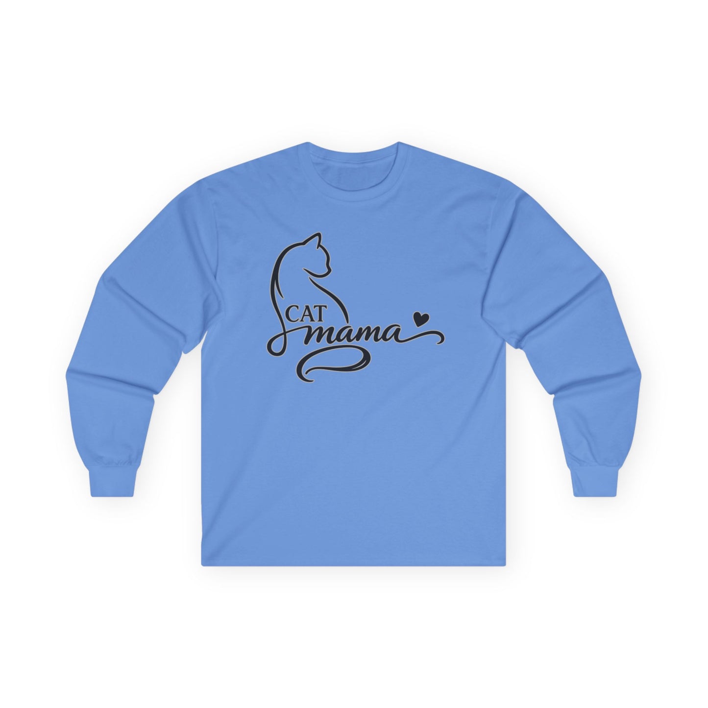 Cat Momma Long-Sleeve Tee - Kitty Cat Lover Long Sleeve Gildan Tee