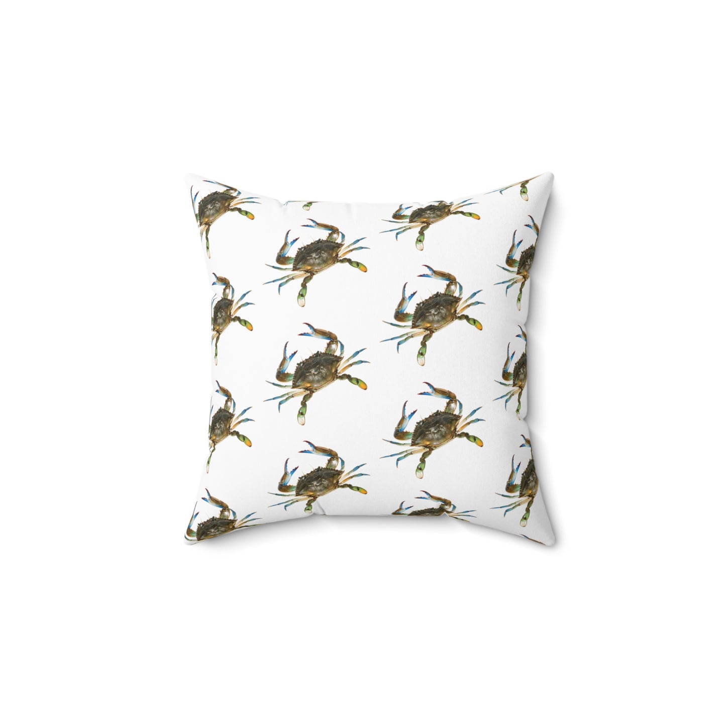 Throw Pillow Blue Crab