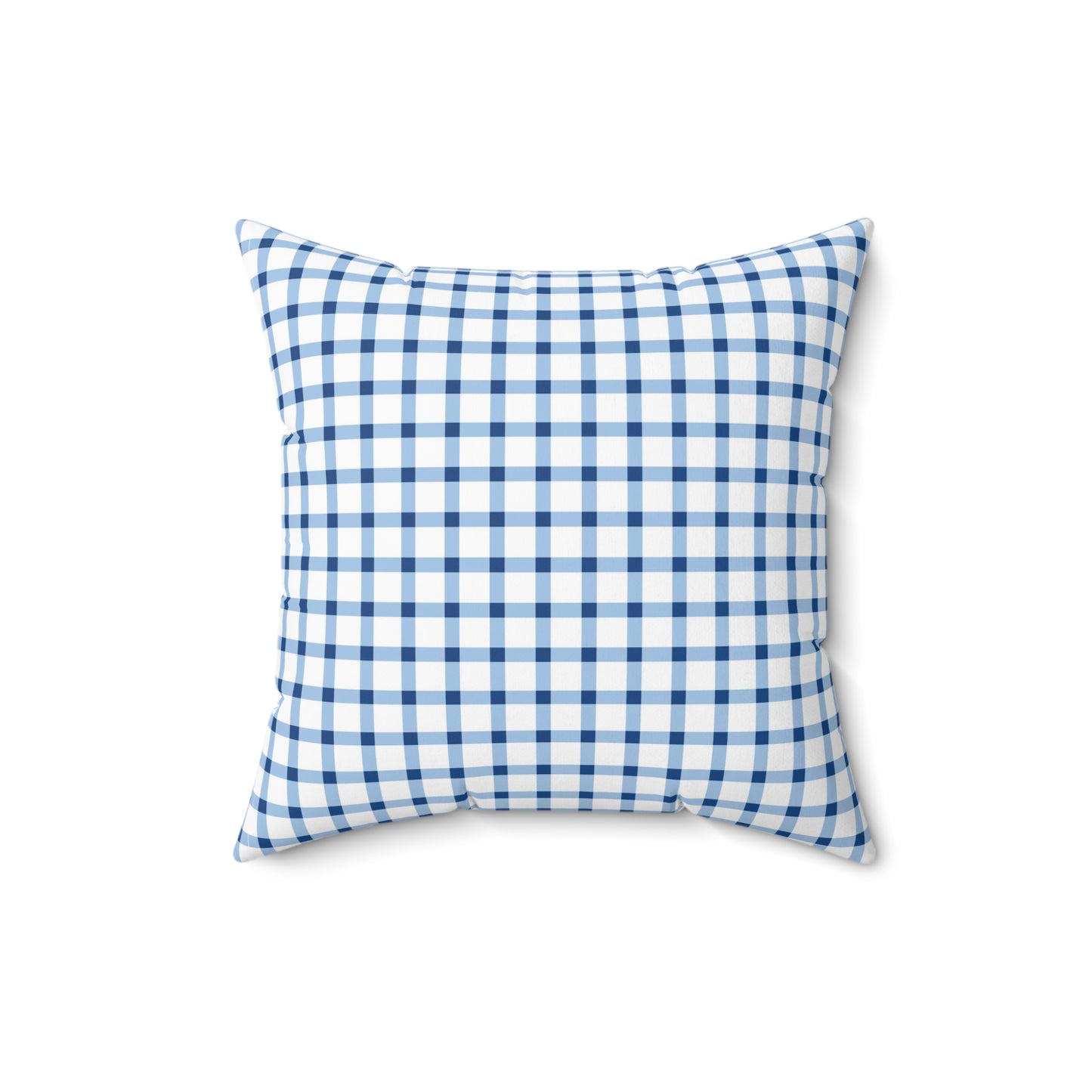 Plaid, Blue and White