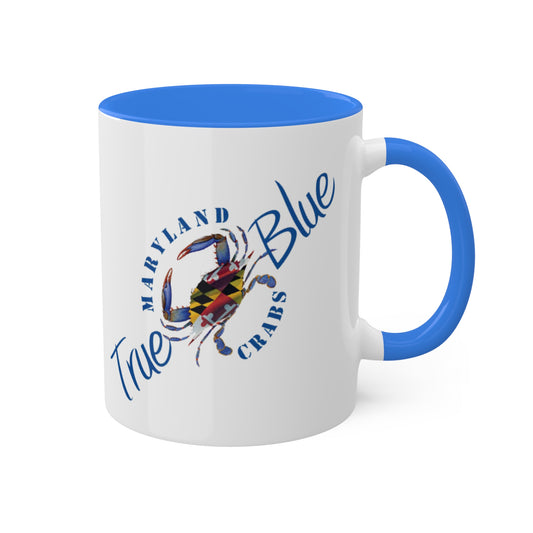 Maryland True Blue Crab, Coffee Mug, 11oz