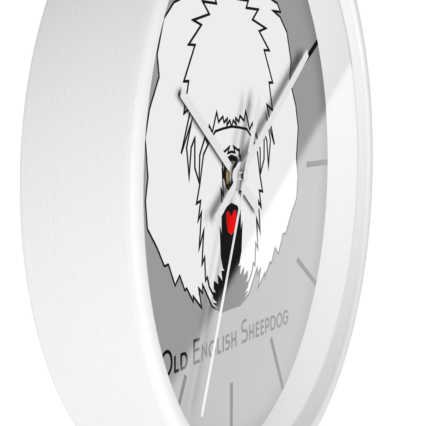 Wall clock, Old English Sheepdog