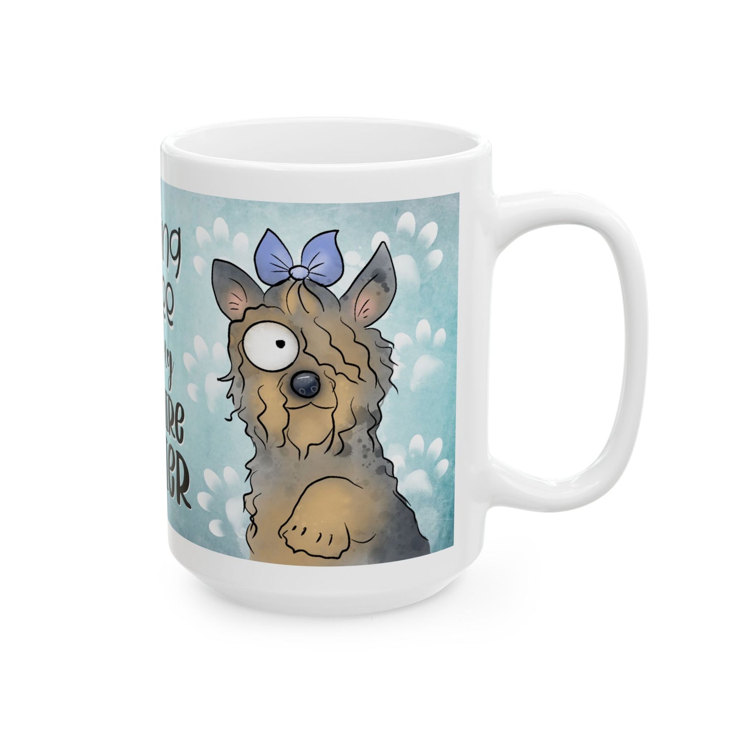 Yorkshire Terrier Morning Coffee, Ceramic Mug, 11oz, 15oz