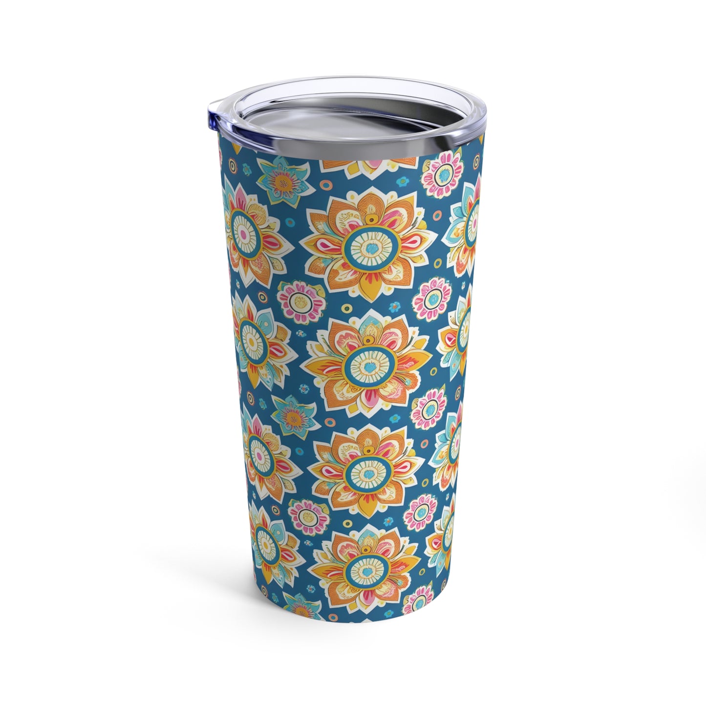 Floral Golden Yellows Boho, 20oz Tumbler