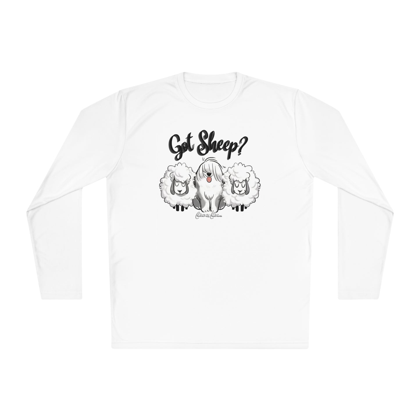 Shirt, Unisex, Old English Sheepdog, Long Sleeve Lightweight Shirt, Got Sheep Graphic, Sheepie Clothing