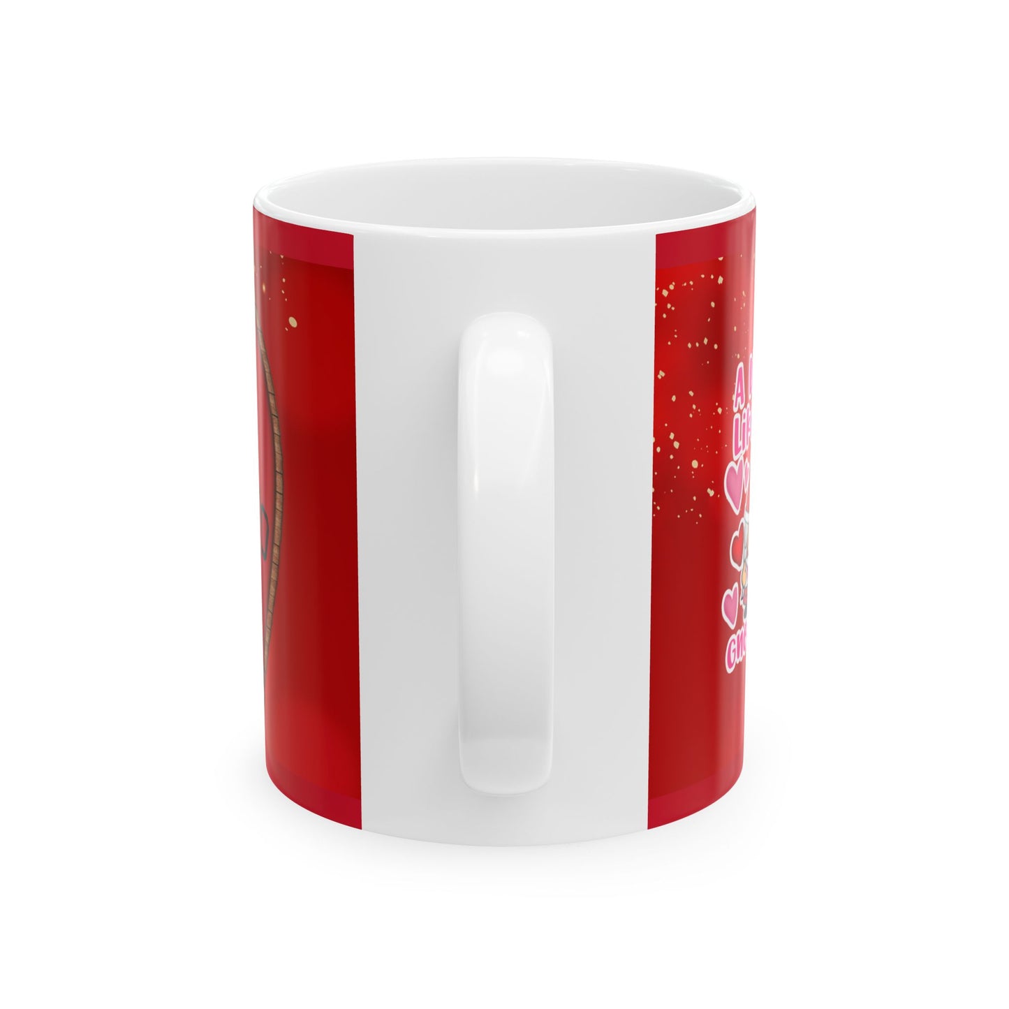Valentines Day Coffee Mug - Custom Photo Mug Heart Ceramic Mug (11oz/15oz)