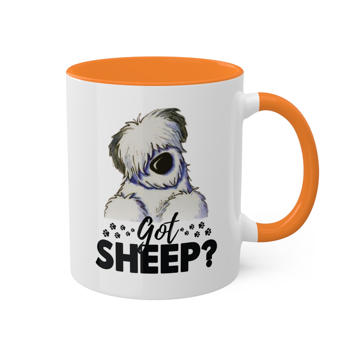 Got Sheep? Colorful Old English Sheepdog Coffee Mugs