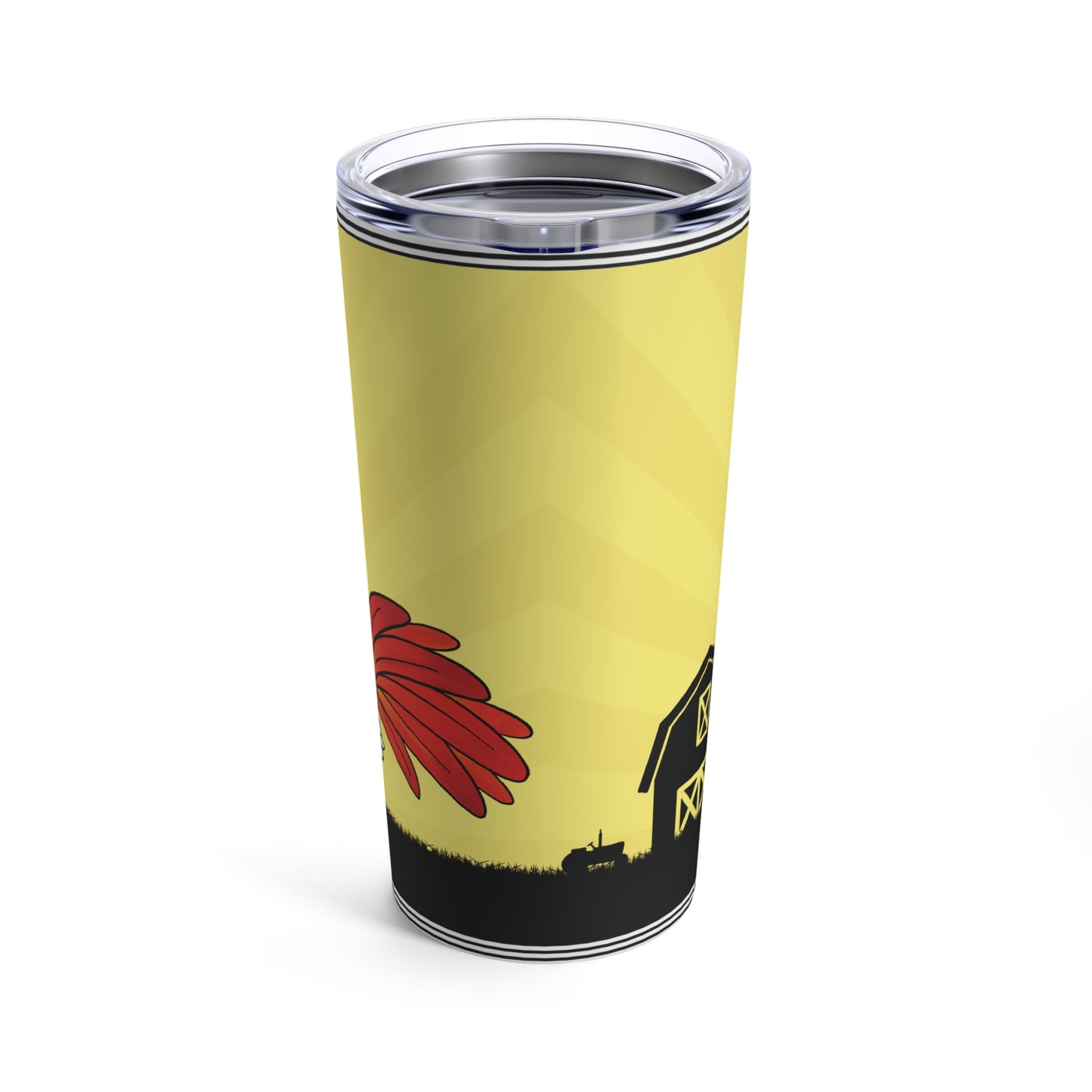 Chicken Tumbler, Not Today Mother Cluckers Stainless Steel 20oz Tumbler