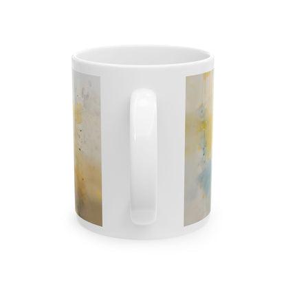 Black Labrador Ceramic Mug — Watercolor Labrador Coffee Cup (11oz & 15oz)