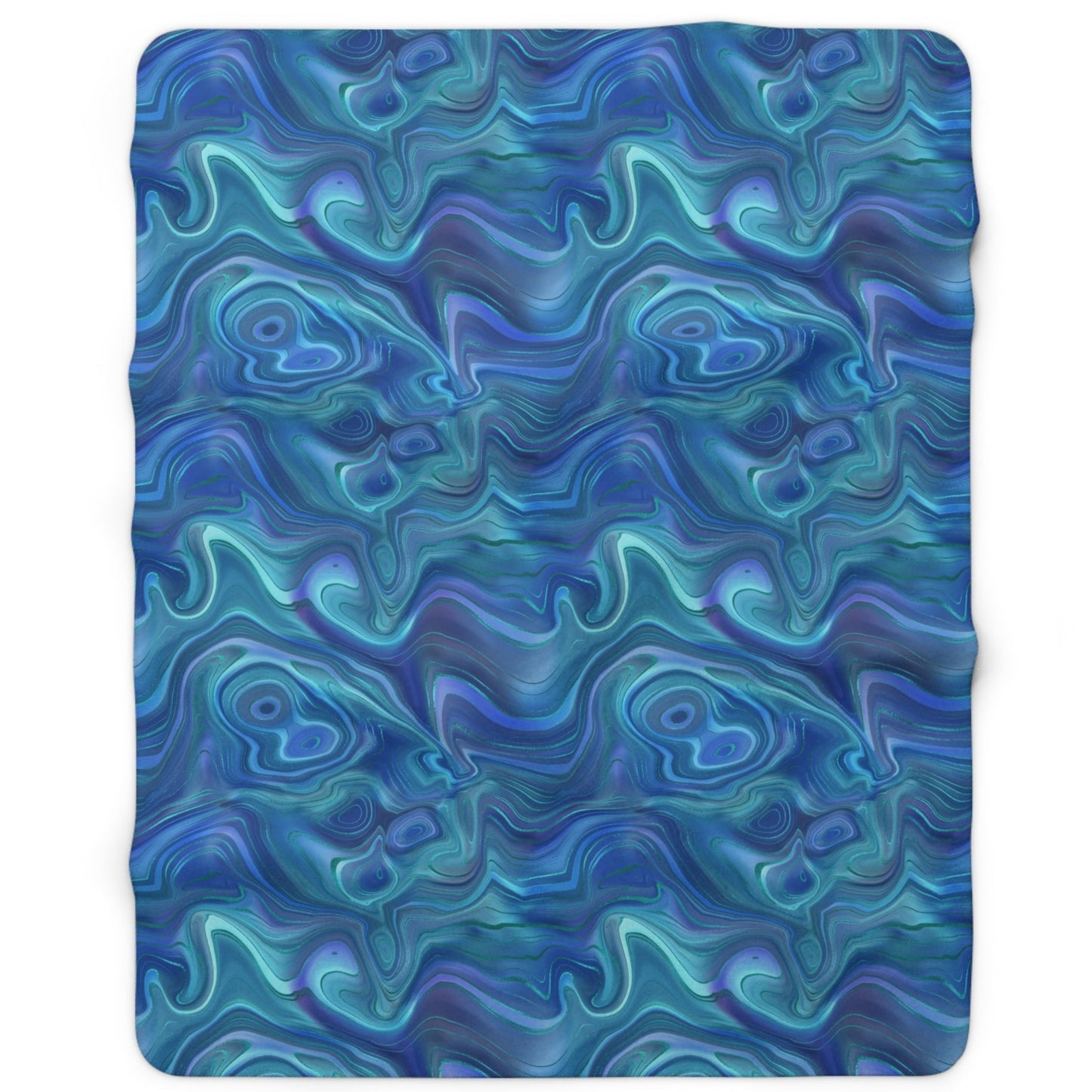 BoHo Blue Green Teal Swirl