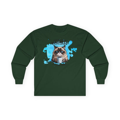 Cat Attitude Long Sleeve T-Shirt - "Today I'm Choosing Kindess But..."