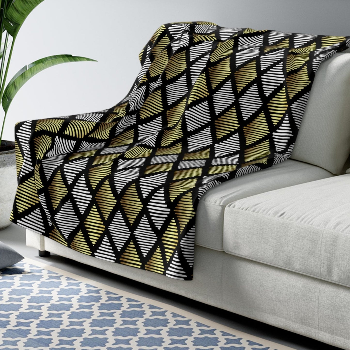 Geometric Black and Gold