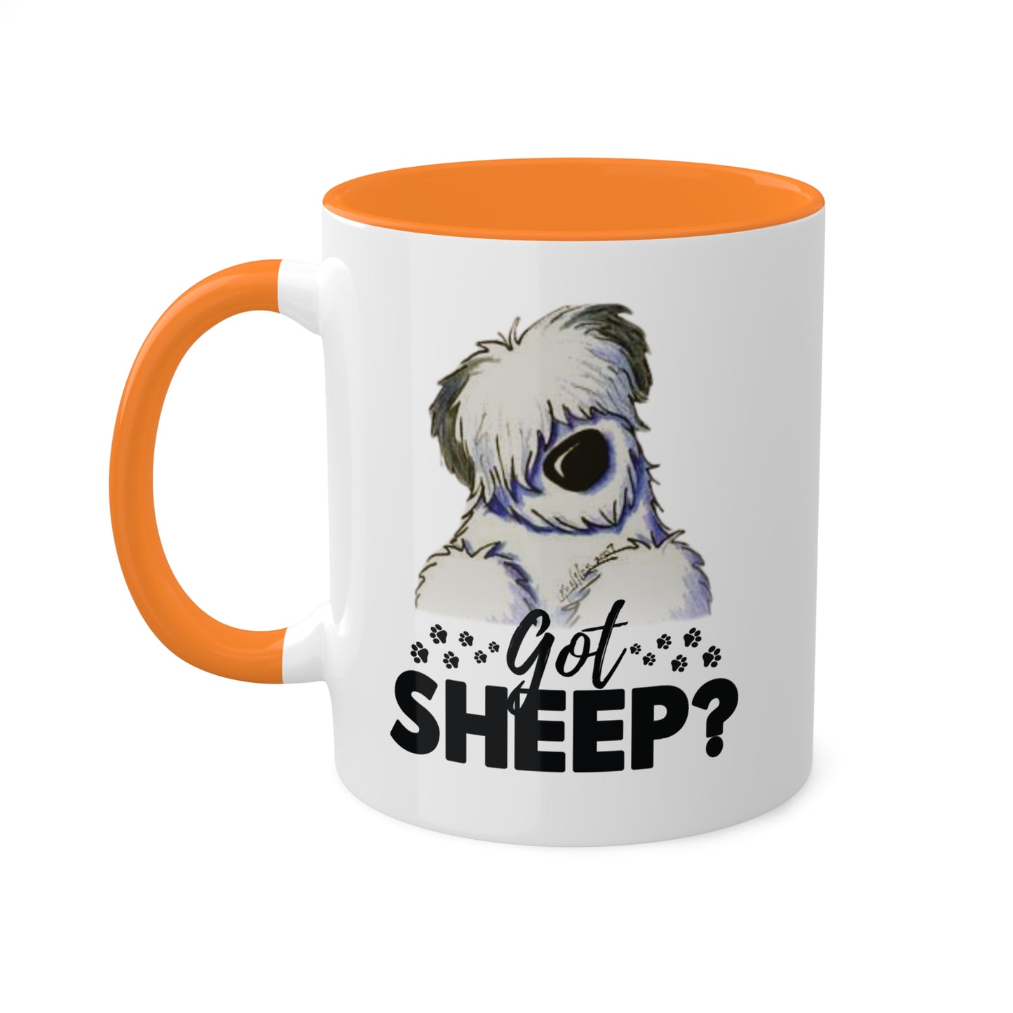 Got Sheep? Colorful Old English Sheepdog Coffee Mugs