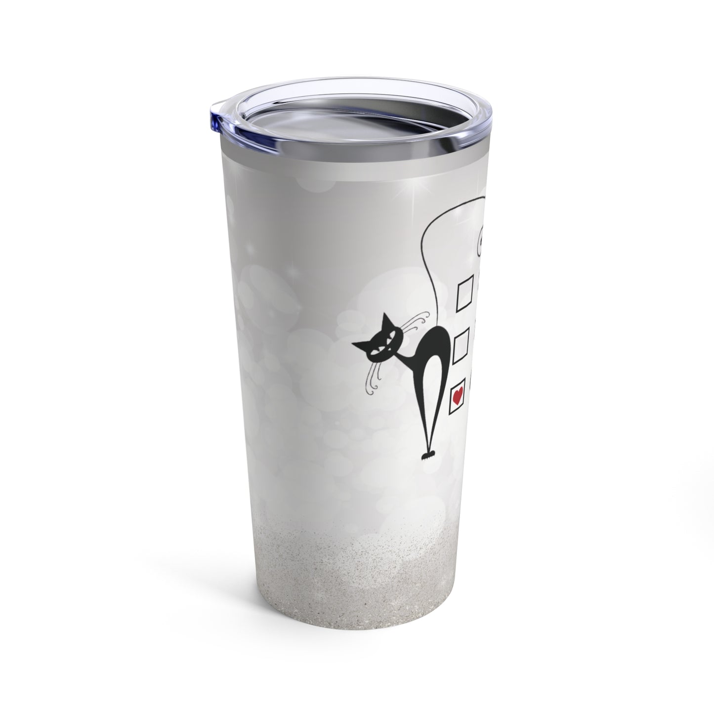 Cat Tumbler, Cat Lady Stainless Steel 20oz Tumbler