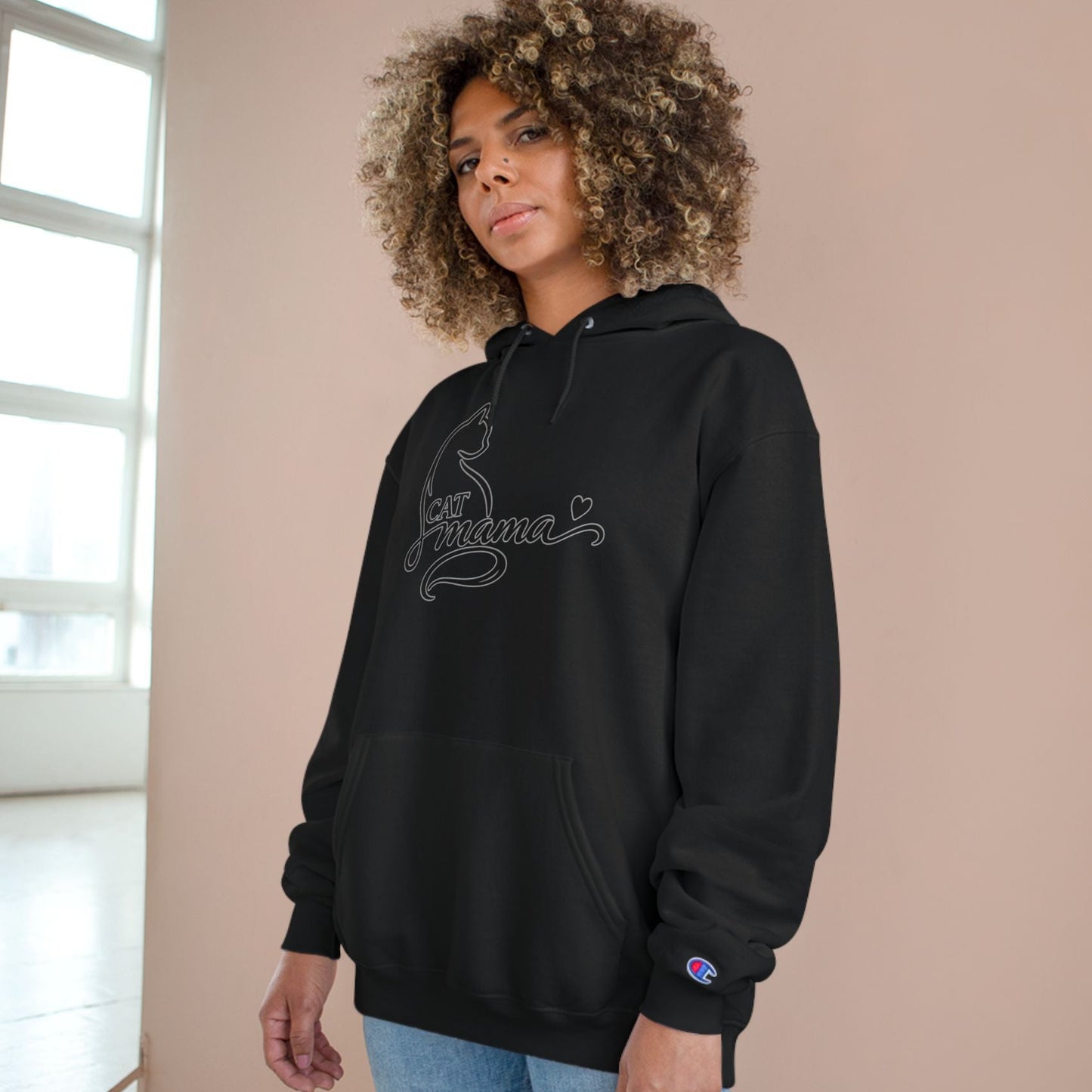 cat mom hoodie