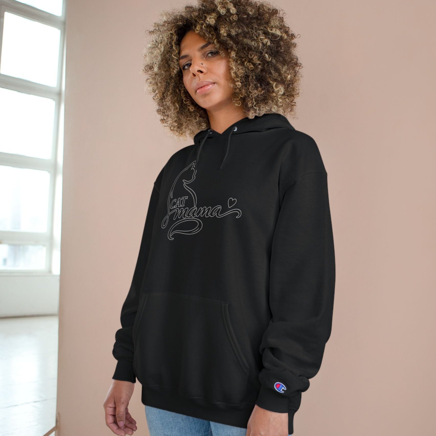 cat mom hoodie