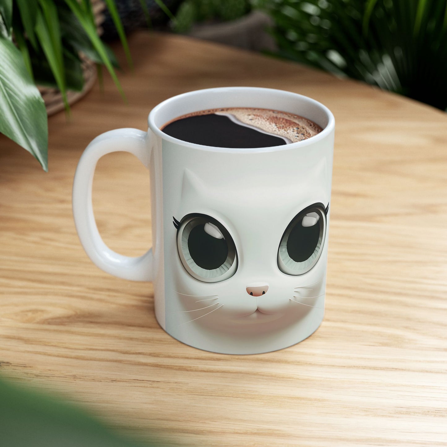 Not Me Kitty Eyes, Ceramic Mug, 11oz, 15oz