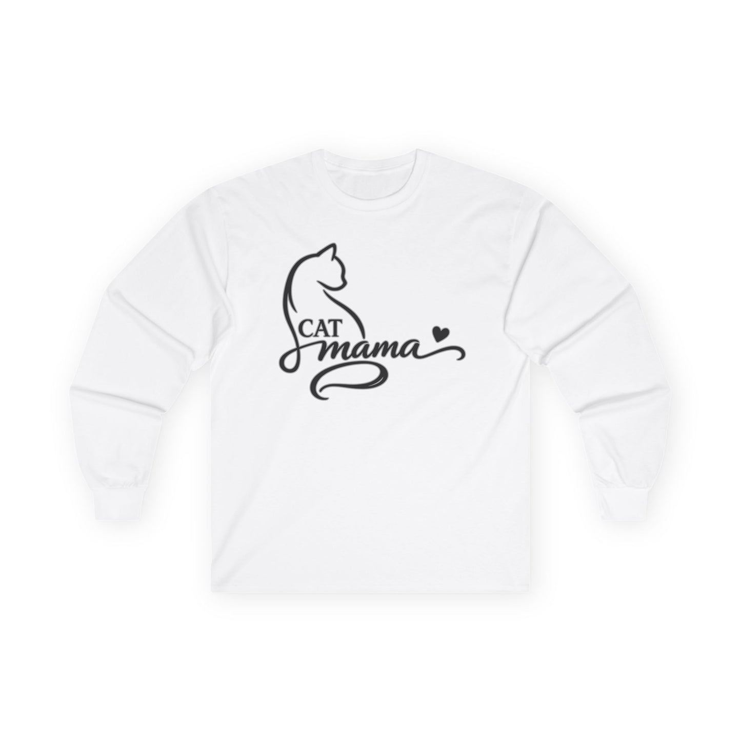 Cat Momma Long-Sleeve Tee - Kitty Cat Lover Long Sleeve Gildan Tee