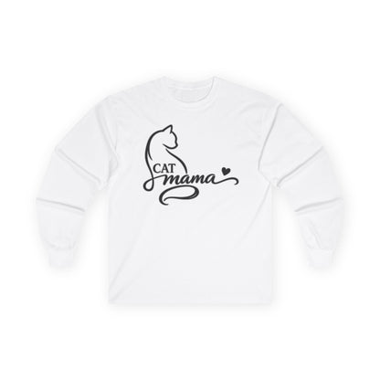 Cat Momma Long-Sleeve Tee - Kitty Cat Lover Long Sleeve Gildan Tee